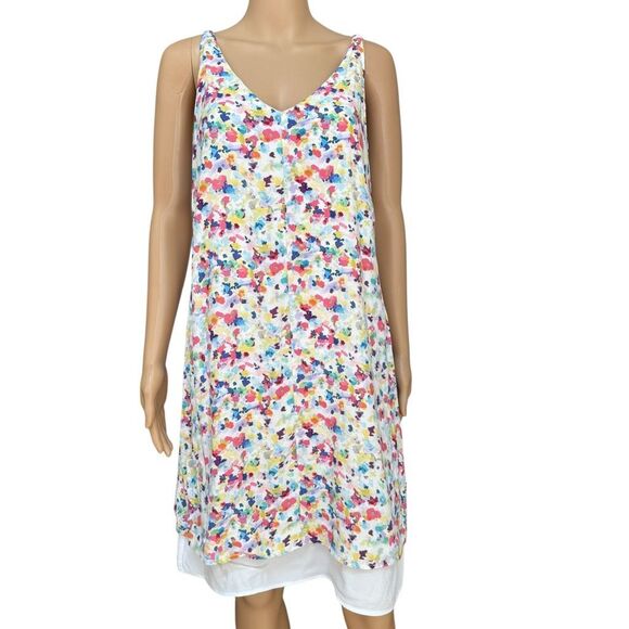 Cabi Meadow Ditsy Watercolor Floral Tank Dress size S - Picture 1 of 7
